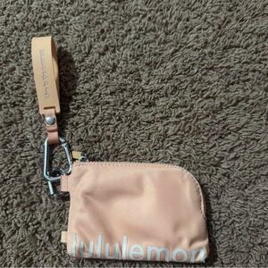 Lululemon Blush Pink Wristlet with Strap
